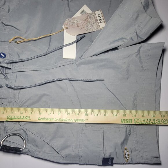 Old Harbor Outfitters Mens Gray Fishing Shorts Style S630 Size Small - Picture 14 of 16